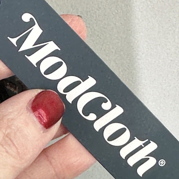 New ModCloth Black Floral Dramatic Depths Velvet Dress M,XL,2XL NWT Girlie - Picture 7 of 13